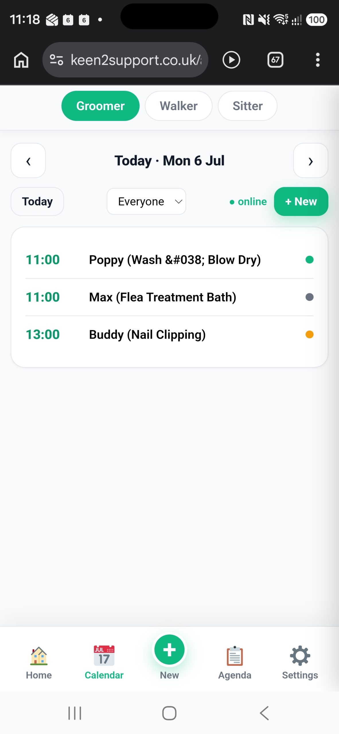 App screenshot